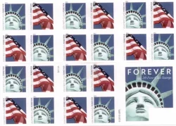Us Postage Stamps-Book