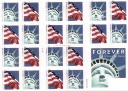 Us Postage Stamps-Book