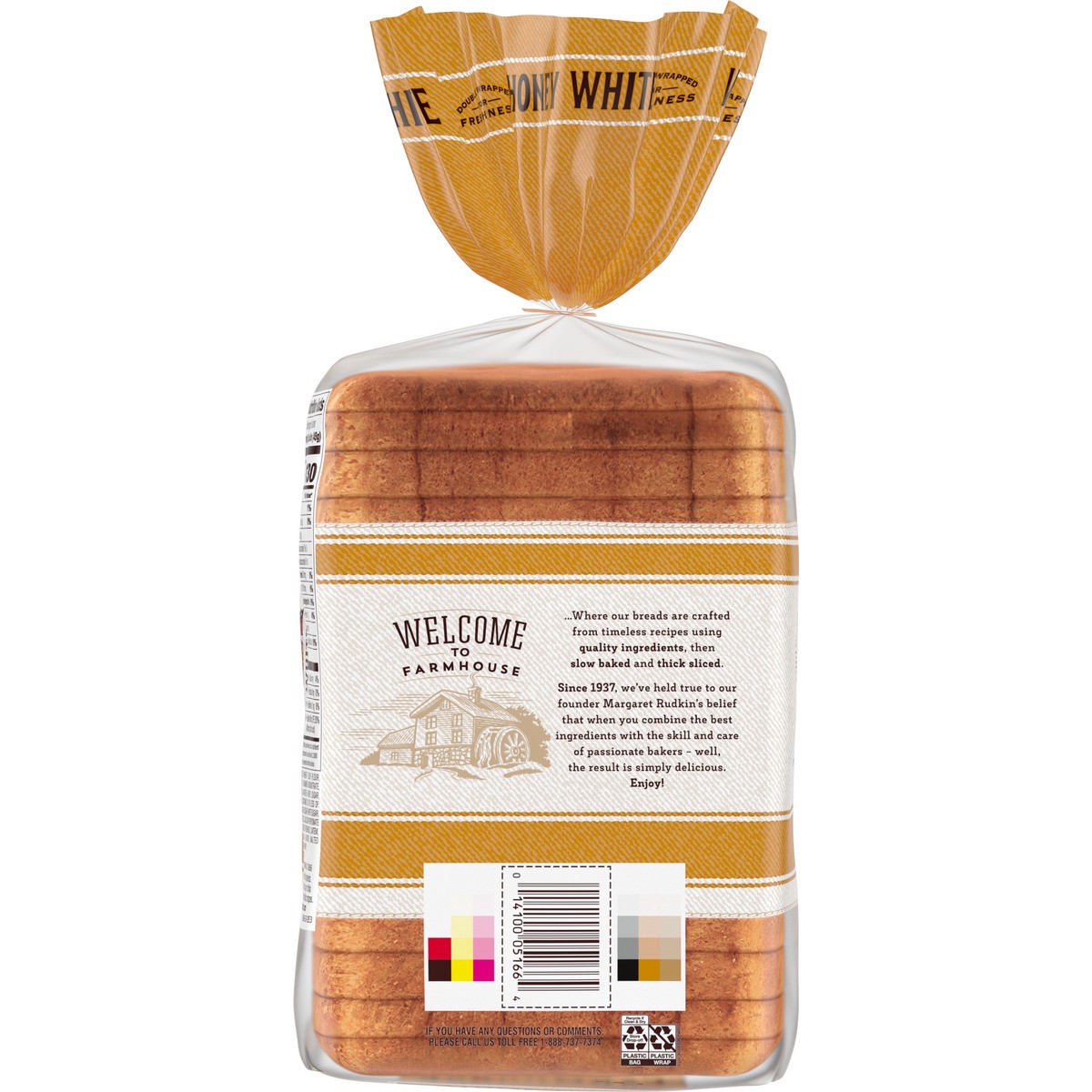 slide 6 of 9, Pepperidge Farm Farmhouse Honey White Bread, 22 Oz Loaf, 22 oz