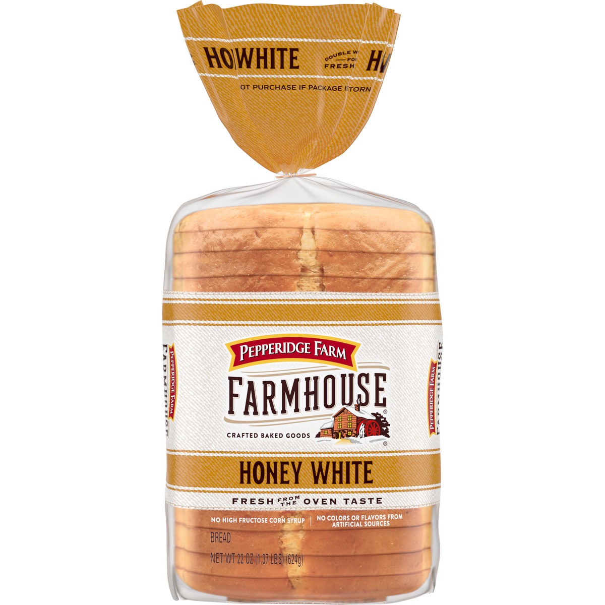 slide 8 of 9, Pepperidge Farm Farmhouse Honey White Bread, 22 Oz Loaf, 22 oz