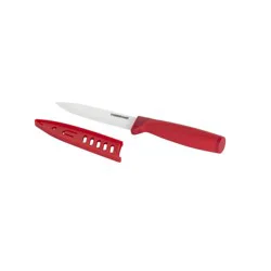 Faberware Colourworks Ceramic Utility Knife, 5", Red