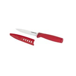 Faberware Colourworks Ceramic Utility Knife, 5", Red