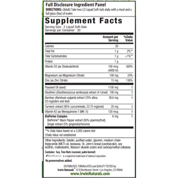slide 2 of 5, Irwin Naturals D3 & K2 Complex, High Potency, Soft-Gels, 60 ct