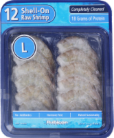 slide 1 of 1, Rubicon Resources Large Shell-On Raw Shrimp, 12 ct