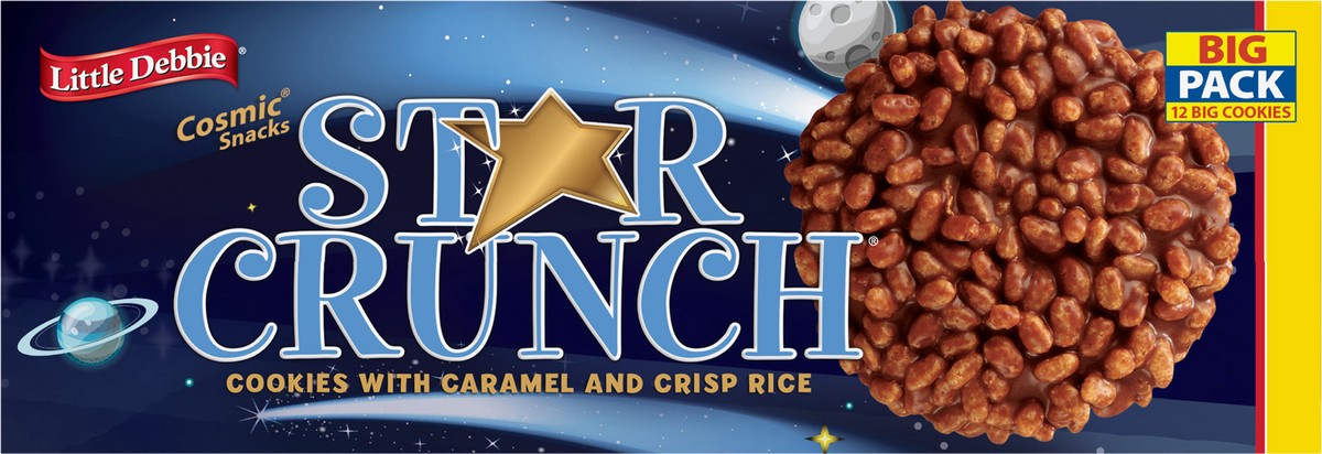 slide 4 of 12, Little Debbie Snack Cakes, Little Debbie Big Pack STAR CRUNCH  cosmic snacks, 12 ct