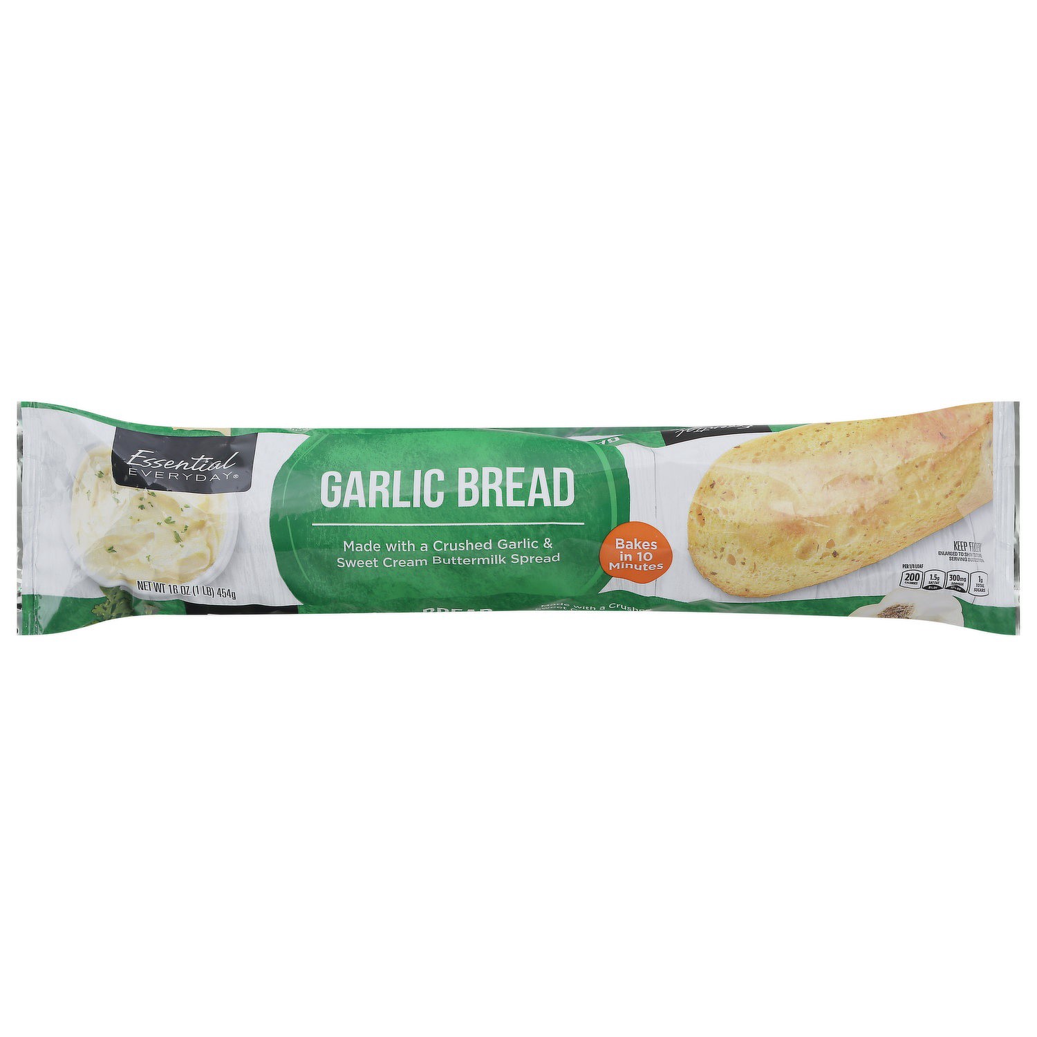 slide 1 of 1, Essential Everyday Garlic Bread, 16 oz