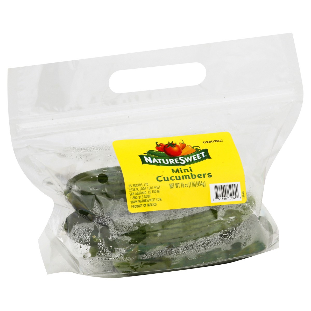 slide 2 of 9, NatureSweet Produce Mini Cucumbers, 12 oz