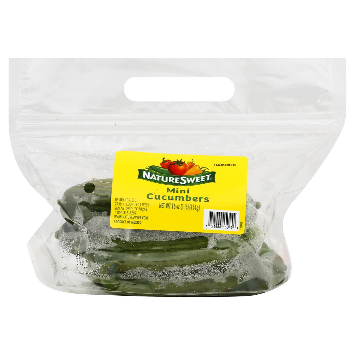 slide 1 of 9, NatureSweet Produce Mini Cucumbers, 12 oz