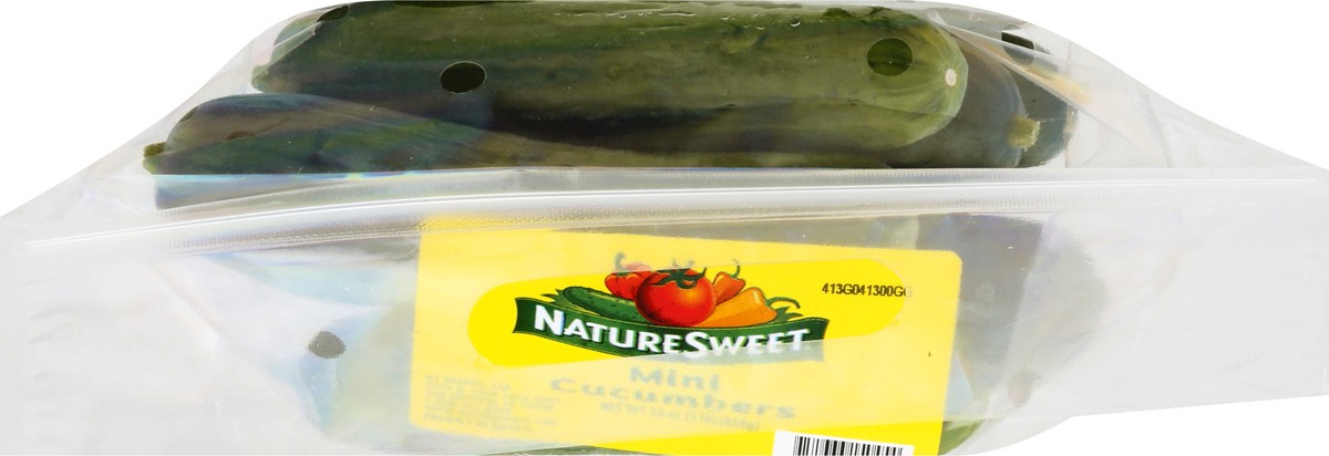 slide 9 of 9, NatureSweet Produce Mini Cucumbers, 12 oz