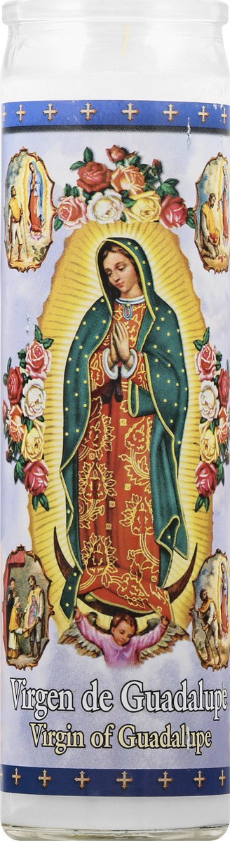 slide 7 of 9, St. Jude Candle Co. Virgin of Guadalupe 8 Inch Candle 1 ea, 1 ct