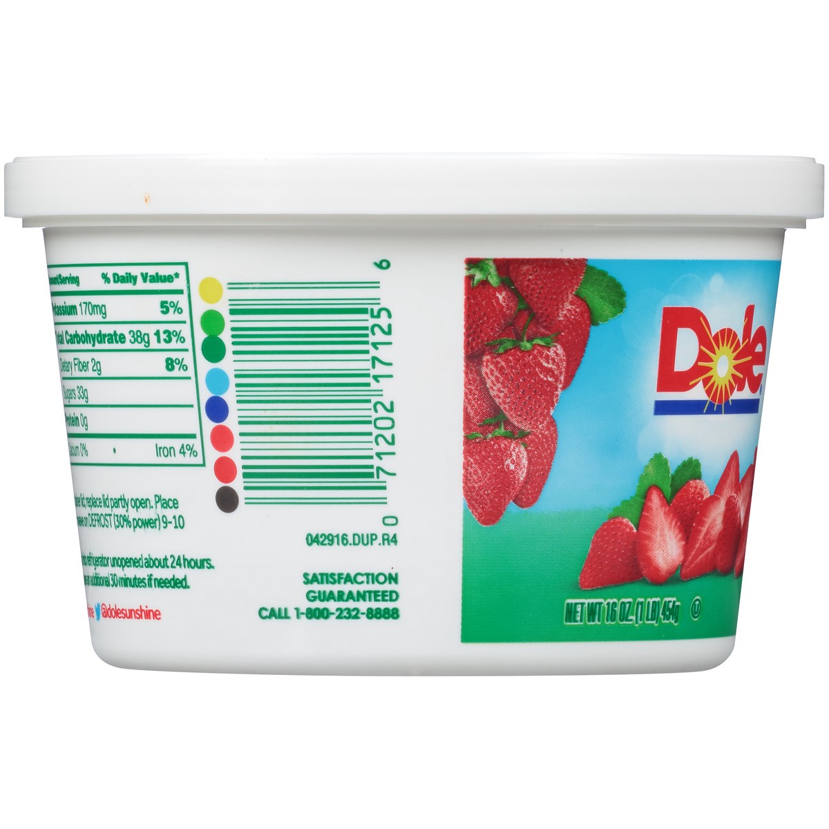 slide 5 of 7, Dole Sliced Strawberries in Sugar 16 oz. Tub, 16 oz