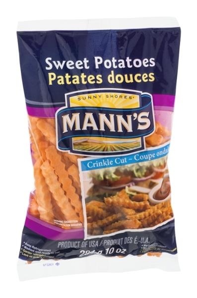 slide 1 of 1, Mann Packing Mann's Sweet Potatoes Crinkle Cut, 10 oz