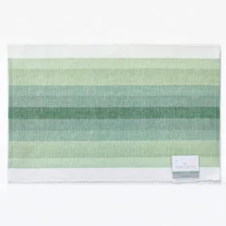 ROOM & RETREAT Room and Retreat Ombre Stripe Placemat, 13 in x 19 in