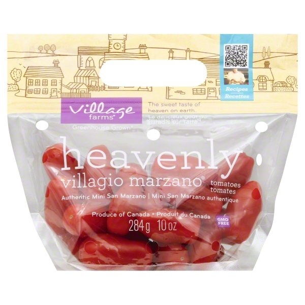 slide 1 of 1, Village Farms Heavenly Villagio Marzano Tomatoes, 10 oz