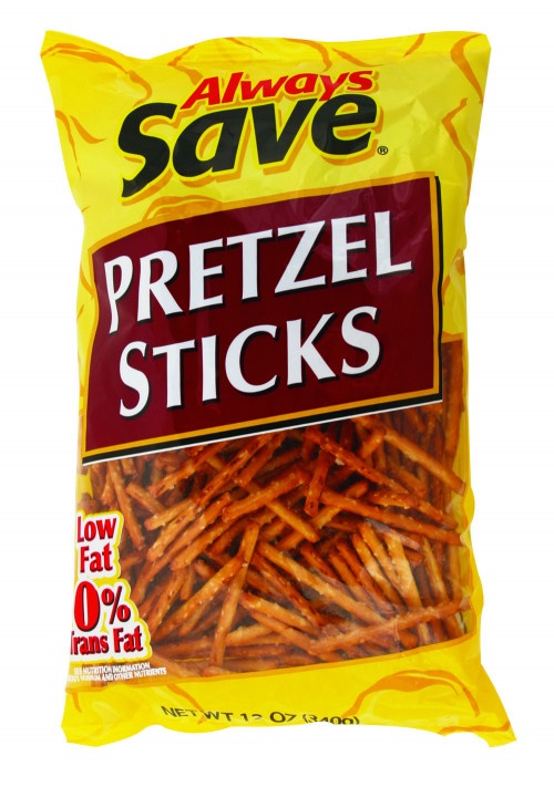 slide 1 of 1, Always Save Pretzel Sticks, 12 oz