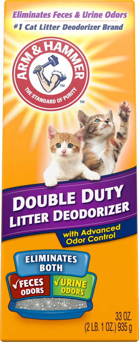 slide 2 of 11, ARM & HAMMER Cat Litter Deodorizer Double Duty, 33 oz, 