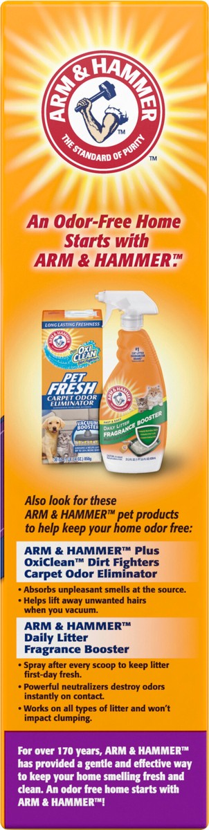 slide 10 of 11, ARM & HAMMER Cat Litter Deodorizer Double Duty, 33 oz, 