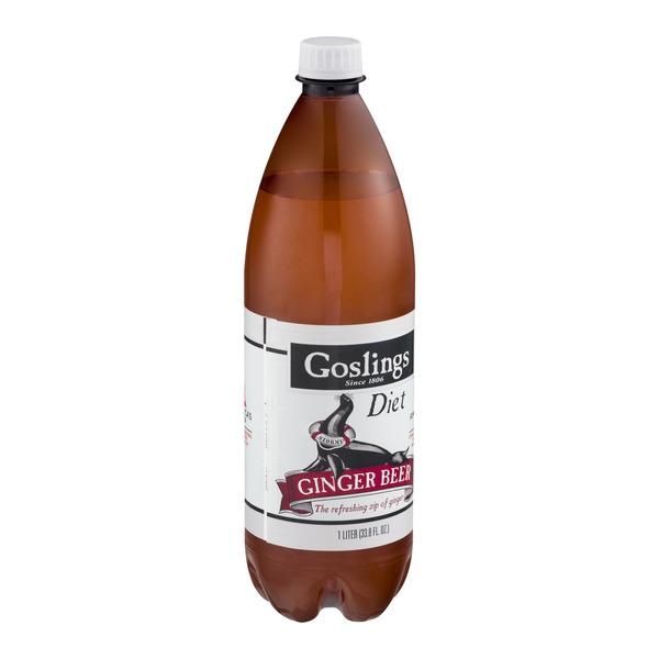 slide 1 of 1, Gosling's Stormy Diet Ginger Beer - 1 liter, 1 liter