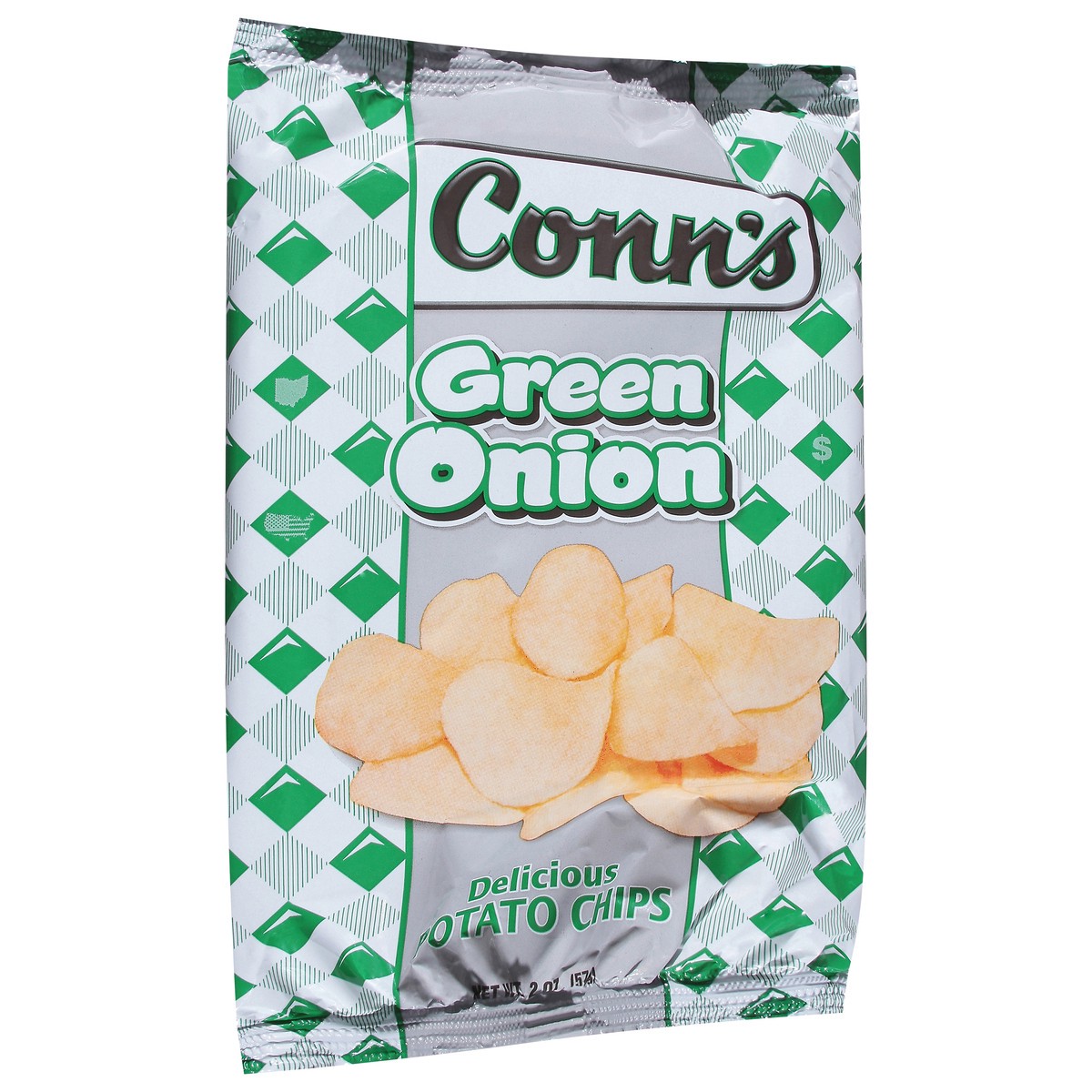slide 7 of 14, Conn's Green Onion Potato Chips, 3.5 oz