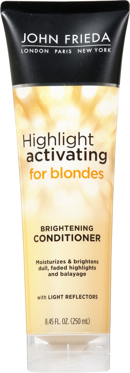 slide 8 of 10, John Frieda Sheer Blonde Highlight Activating Enhancing Conditioner, 8.45 oz