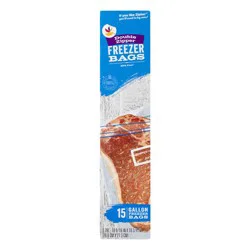 Giant Reclosable Double Zipper Gallon Freezer Bags