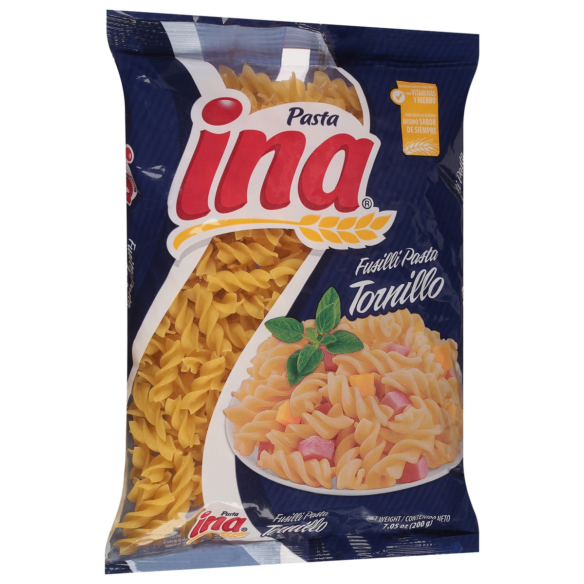 slide 4 of 9, Ina Fusilli Pasta 7.05 oz, 7.05 oz
