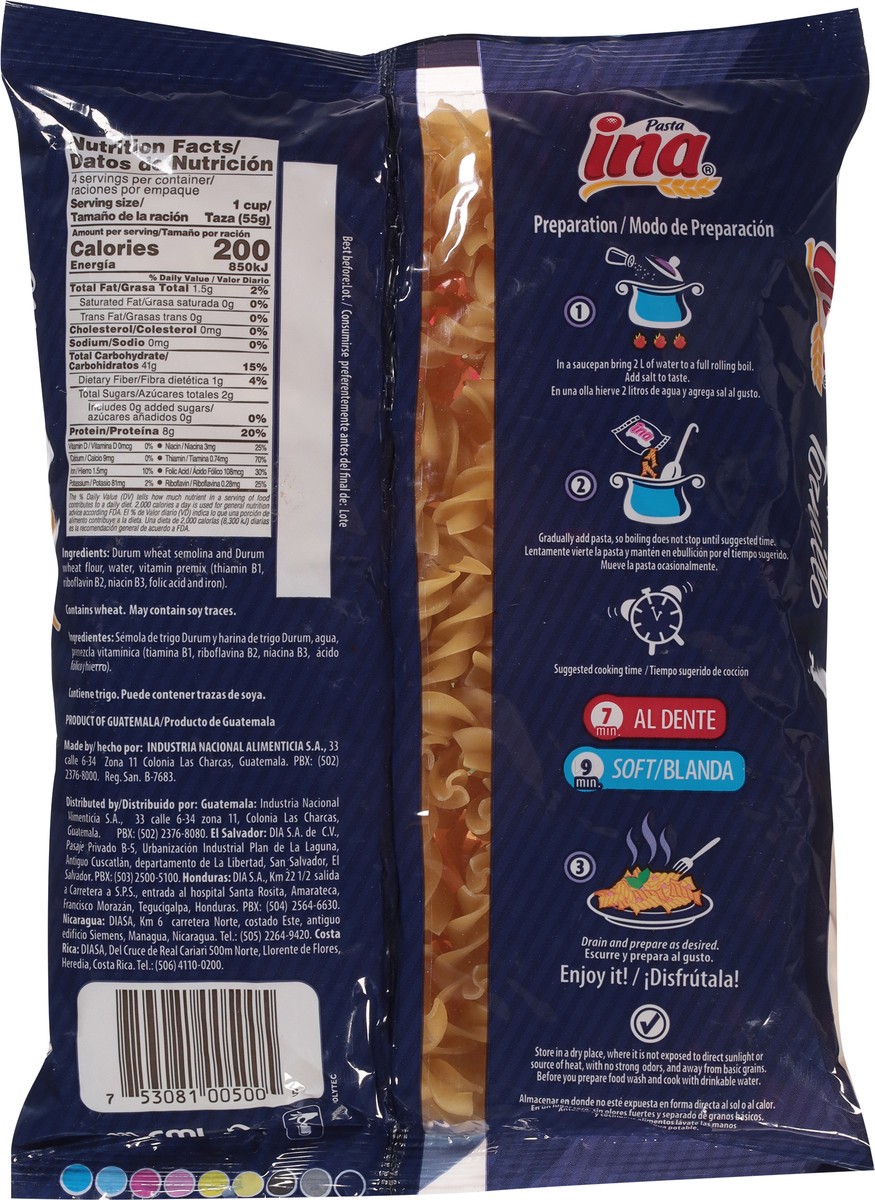 slide 9 of 9, Ina Fusilli Pasta 7.05 oz, 7.05 oz