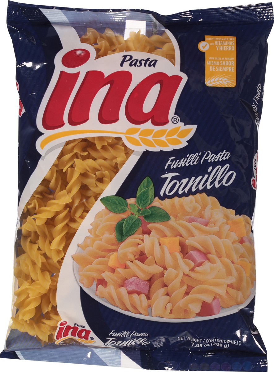slide 5 of 9, Ina Fusilli Pasta 7.05 oz, 7.05 oz