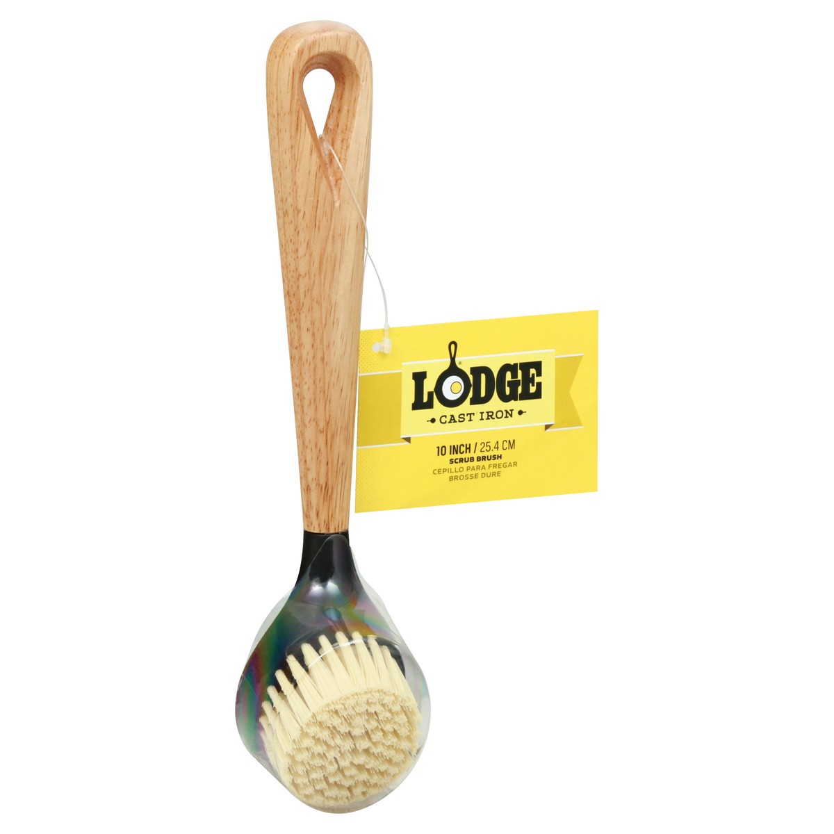 slide 2 of 8, Lodge Cast Iron 10 Inch Scrub Brush 1 ea, 1 ct