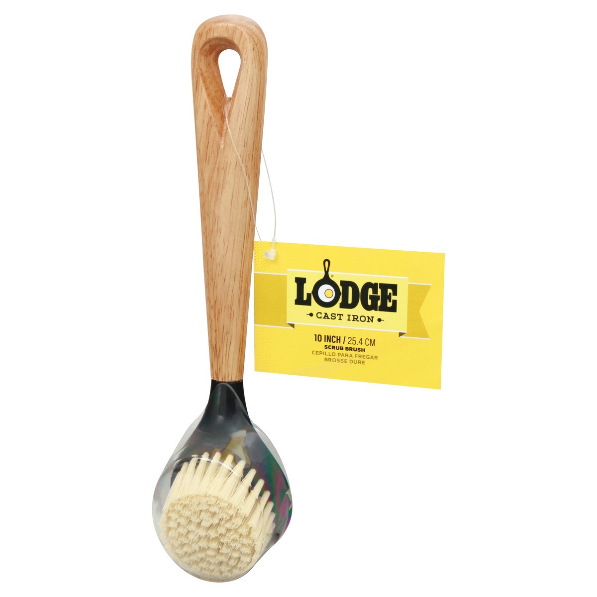 slide 8 of 8, Lodge Cast Iron 10 Inch Scrub Brush 1 ea, 1 ct