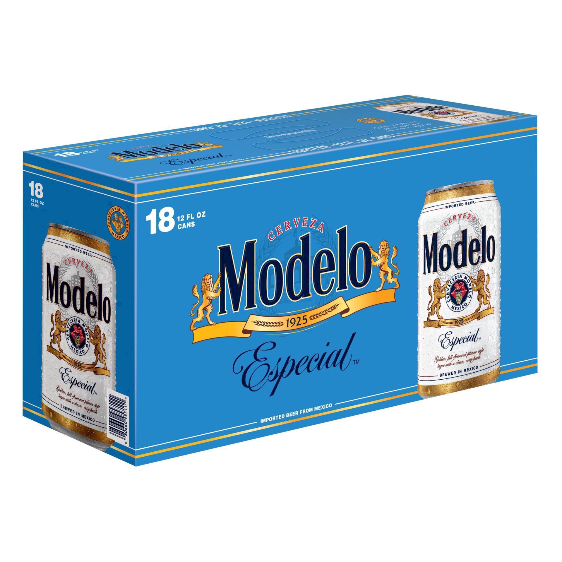 slide 27 of 37, Modelo Mexican Lager Import Beer, 18 pk 12 fl oz Cans, 4.4% ABV, 18 ct; 12 fl oz