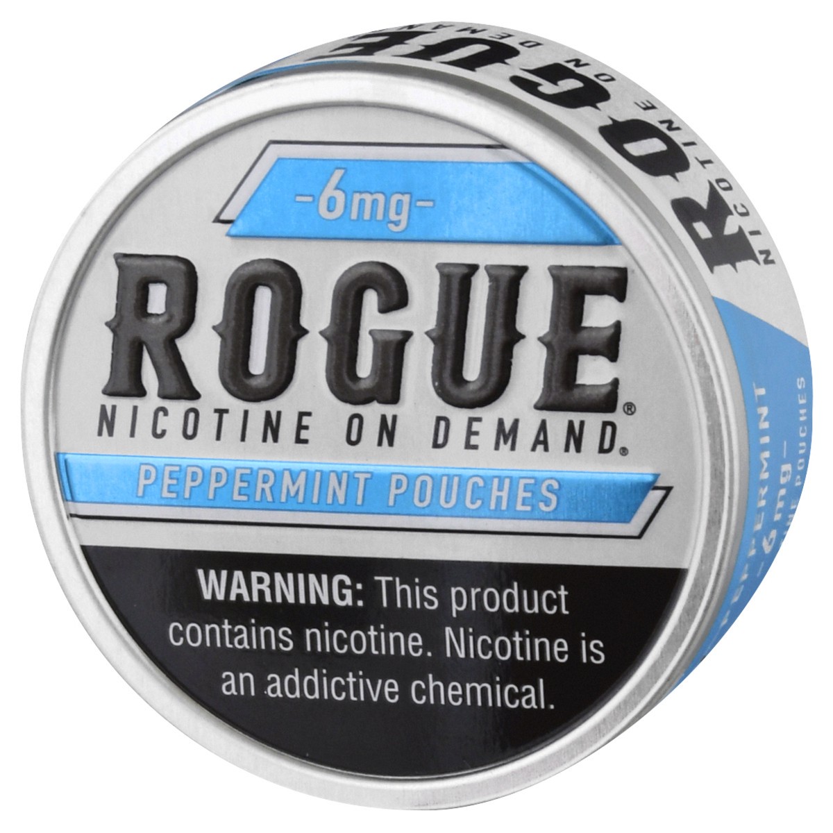 slide 3 of 9, Rogue Peppermint Nicotine Pouches 6Mg, 20 ct