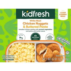 Kidfresh White Meat Chicken Nuggets & Buttered Pasta