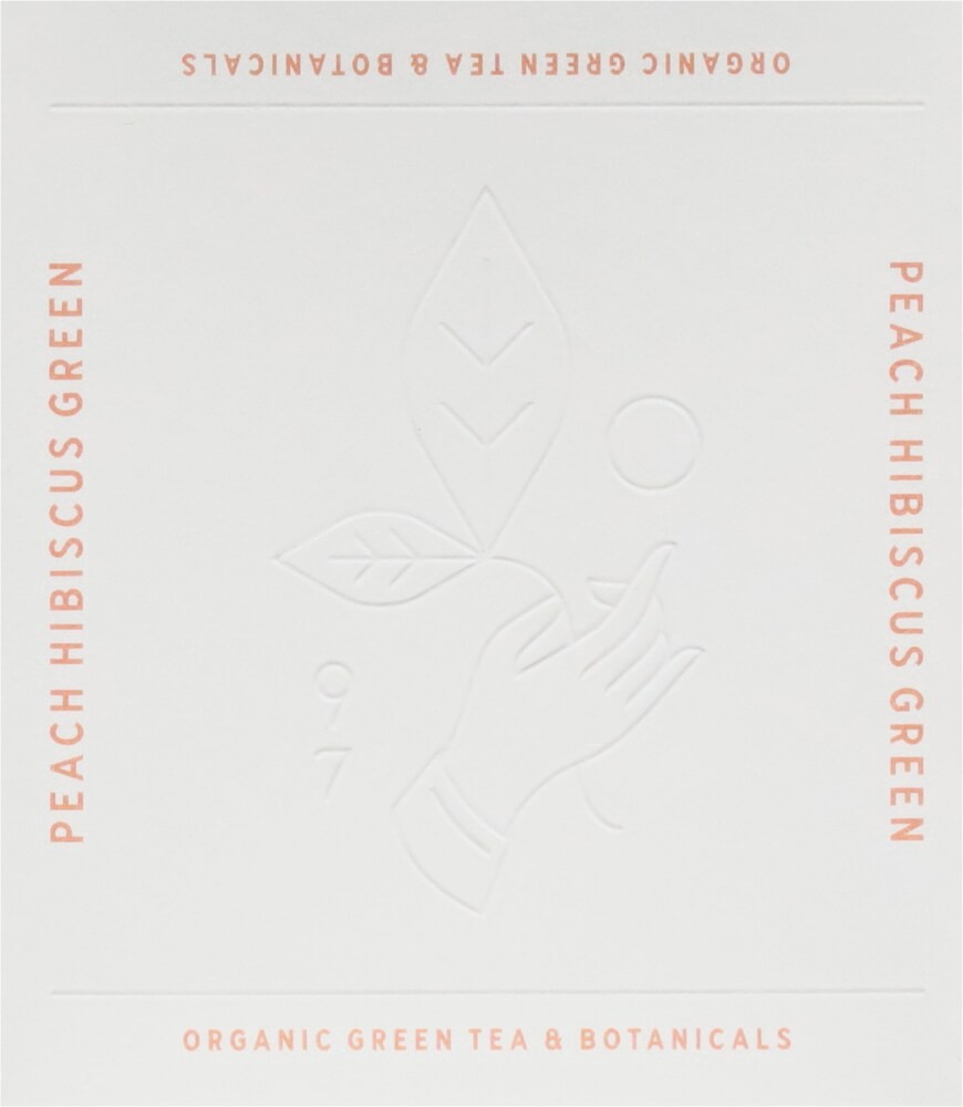 slide 4 of 5, Rishi Peach Hibiscus Green Sachets, 15 ct