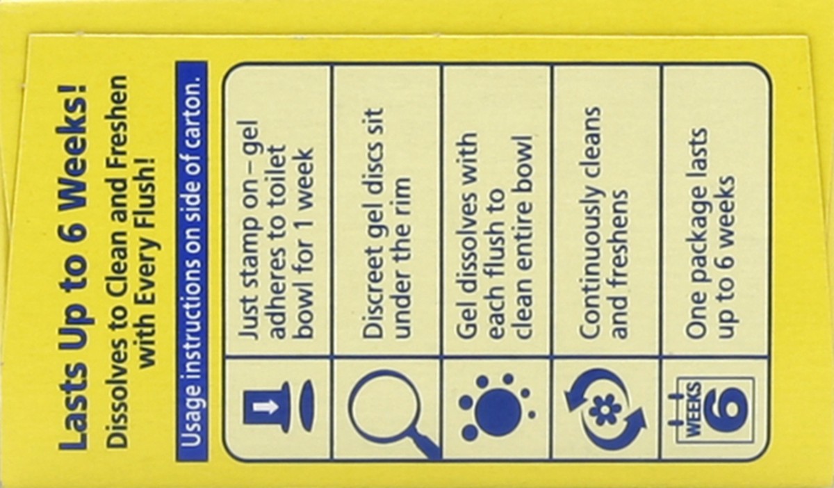 slide 2 of 5, Scrubbing Bubbles Continuous Clean Citrus Toilet Cleaning Gel, 1.34 oz