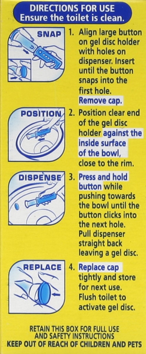 slide 3 of 5, Scrubbing Bubbles Continuous Clean Citrus Toilet Cleaning Gel, 1.34 oz