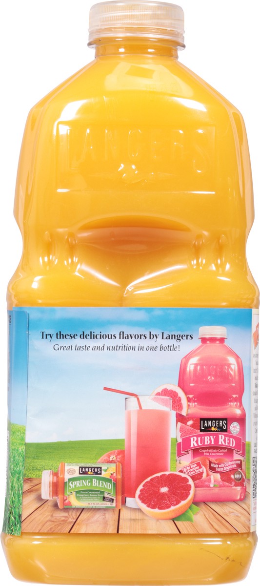 slide 6 of 9, Langers Orange Juice 100% Juice 64 fl oz, 64 fl oz