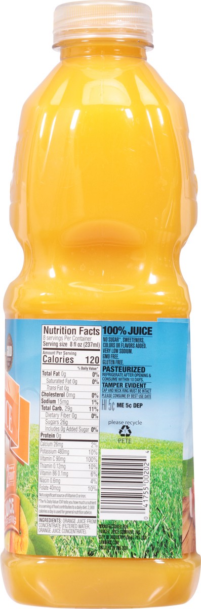 slide 9 of 9, Langers Orange Juice 100% Juice 64 fl oz, 64 fl oz