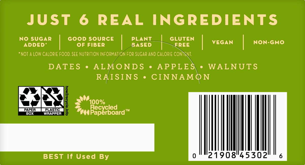 slide 2 of 9, LÄRABAR Apple Pie, Gluten Free Vegan Fruit & Nut Bar, 1.6 oz Bars, 16 Ct, 16 ct