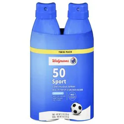 Walgreens Sport Spray Sunscreen SPF 50