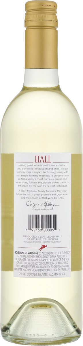 slide 6 of 9, Hall Napa Valley Sauvignon Blanc 750 ml Bottle, 750 ml