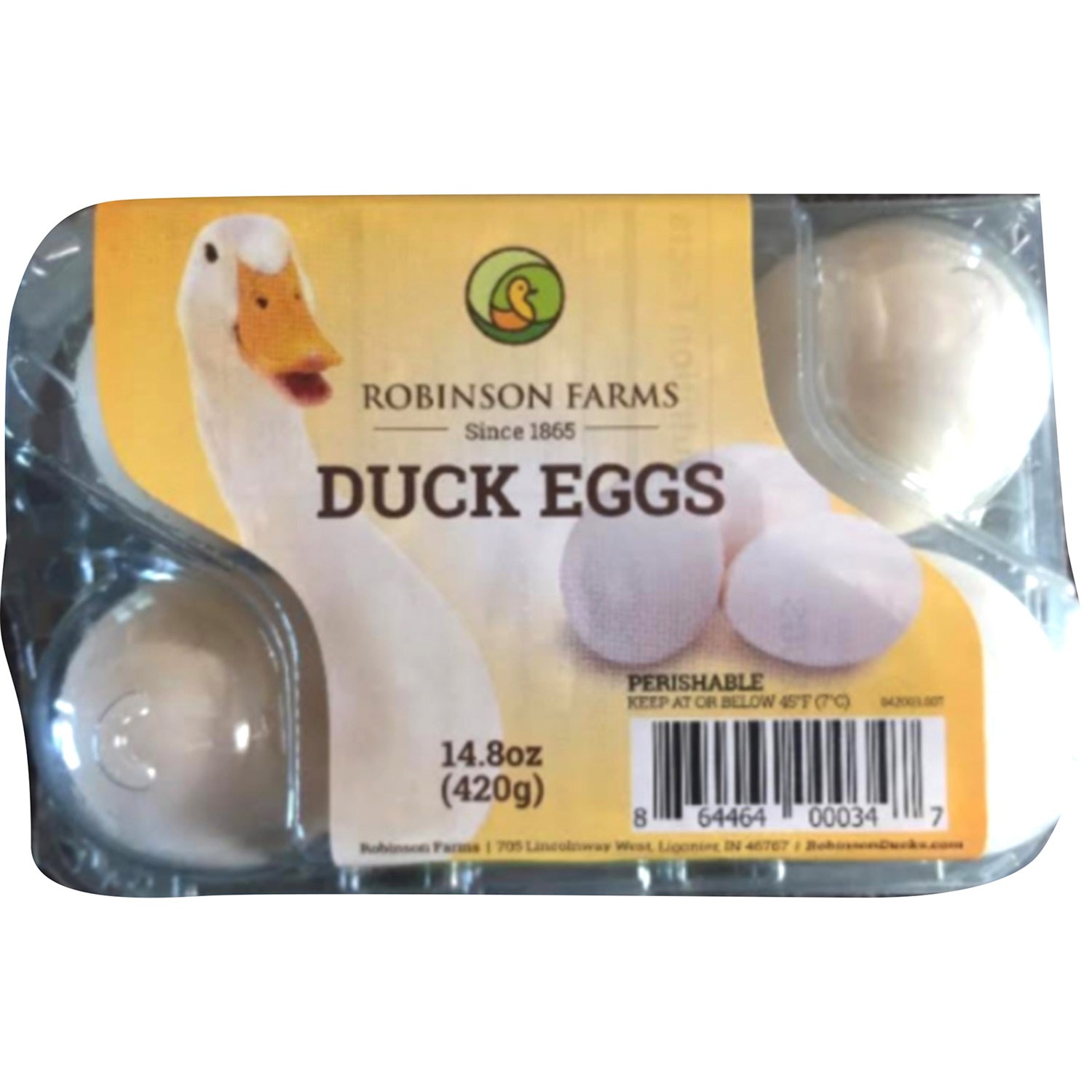 slide 1 of 1, Robinson Farm Duck Eggs Retail 18 Pk, 1 ct