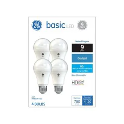 General Electric 60W Ca Basic LED Light Bulb Daylight Non Dimming Reg Life