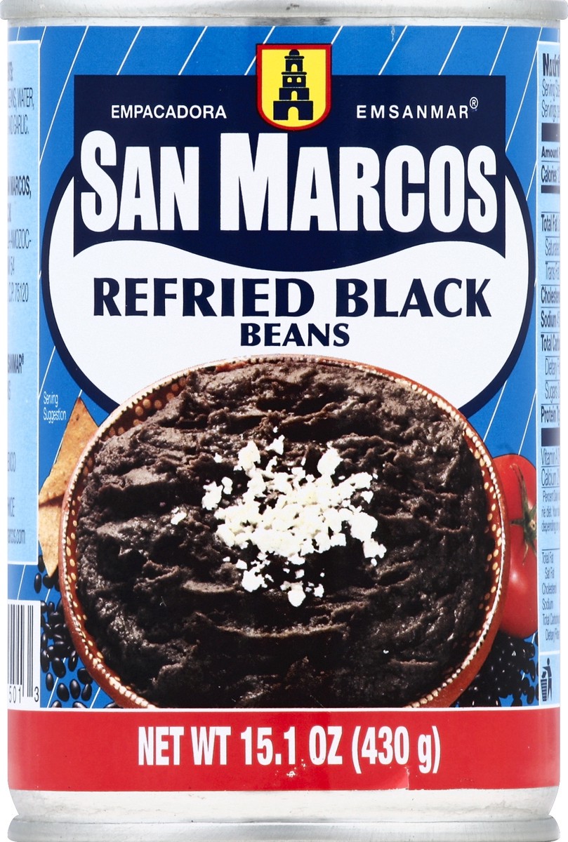 slide 1 of 2, San Marcos Black Beans 15.1 oz, 16 oz