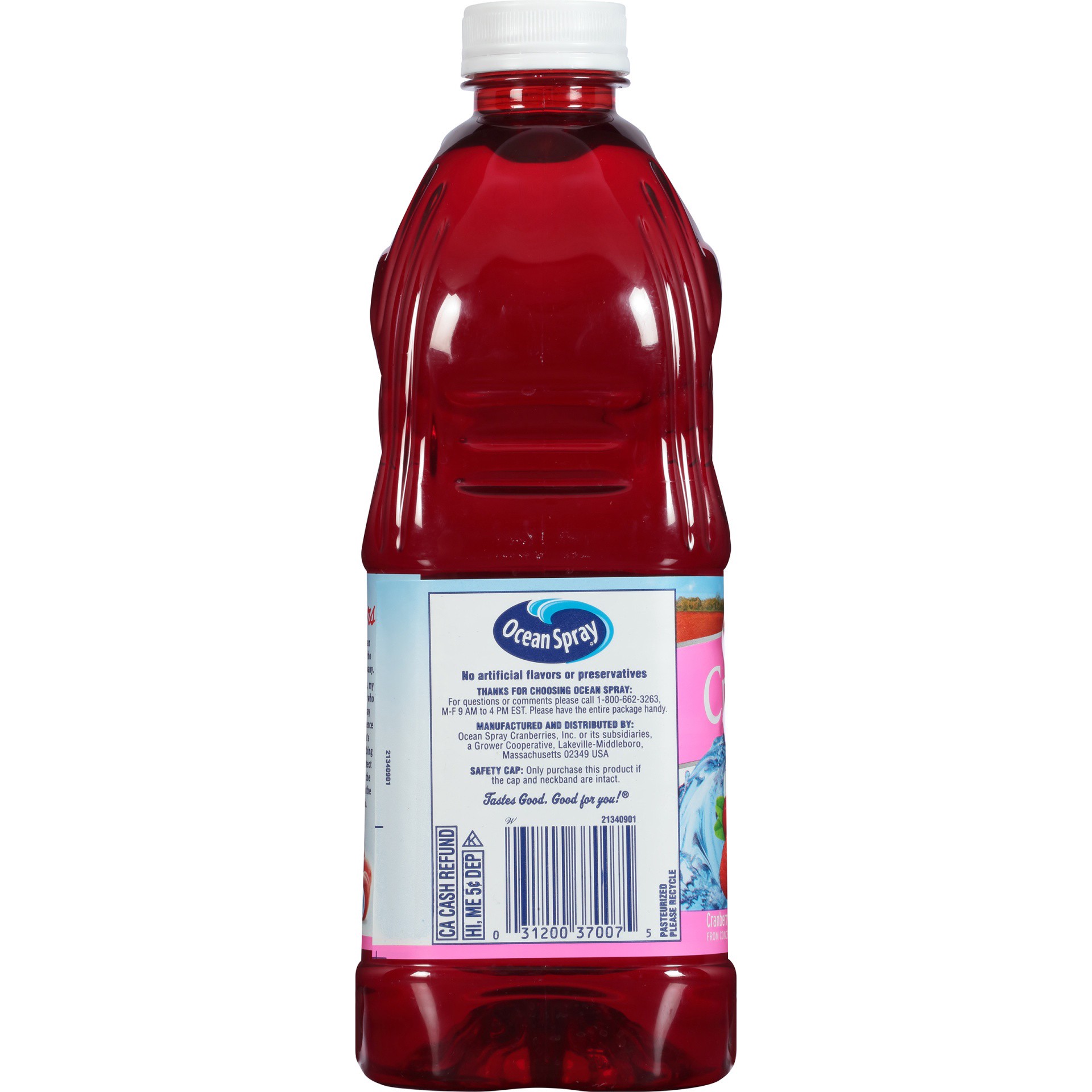 slide 4 of 8, Ocean Spray Cran-Strawberry Juice, 64 fl oz