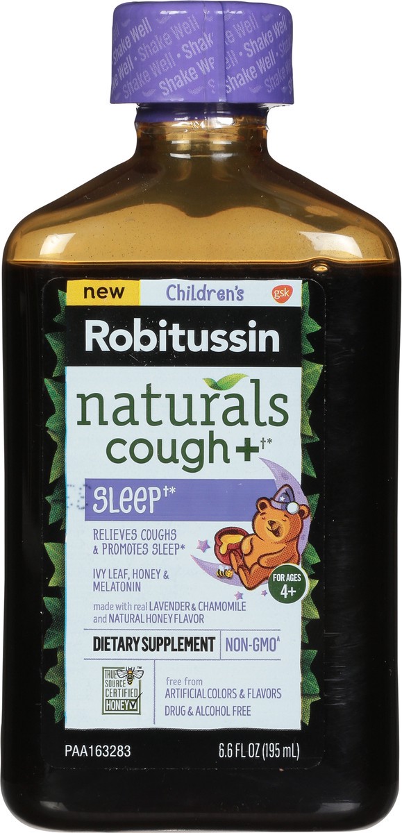slide 11 of 12, Robitussin Children's Naturals Cough+ Sleep 6.6 fl oz, 6.6 oz