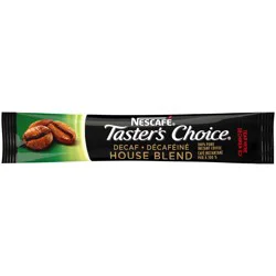 Nescafé Taster's Choice House Blend Decaffeinated Coffee, Carton of 80, 1.7g Stick Packs