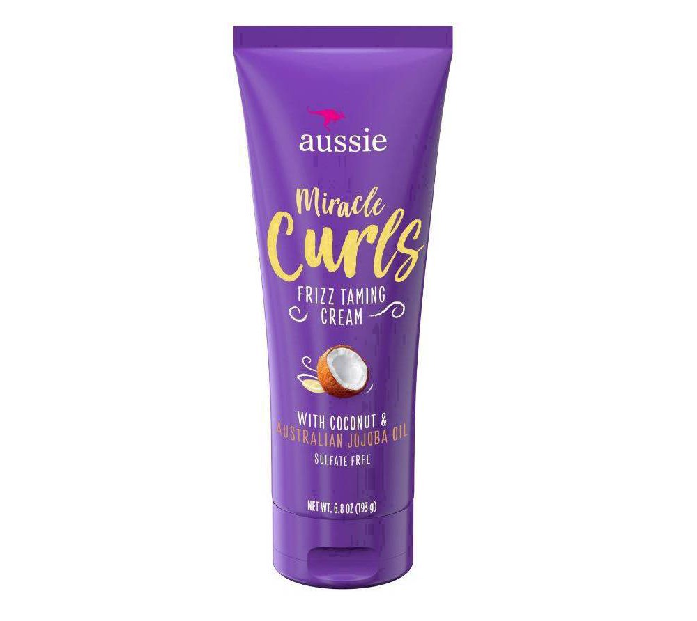 slide 18 of 49, Aussie Miracle Curls Frizz Taming Curl Cream with Coconut & Jojoba Oil, 6.8 fl oz, 6.8 oz