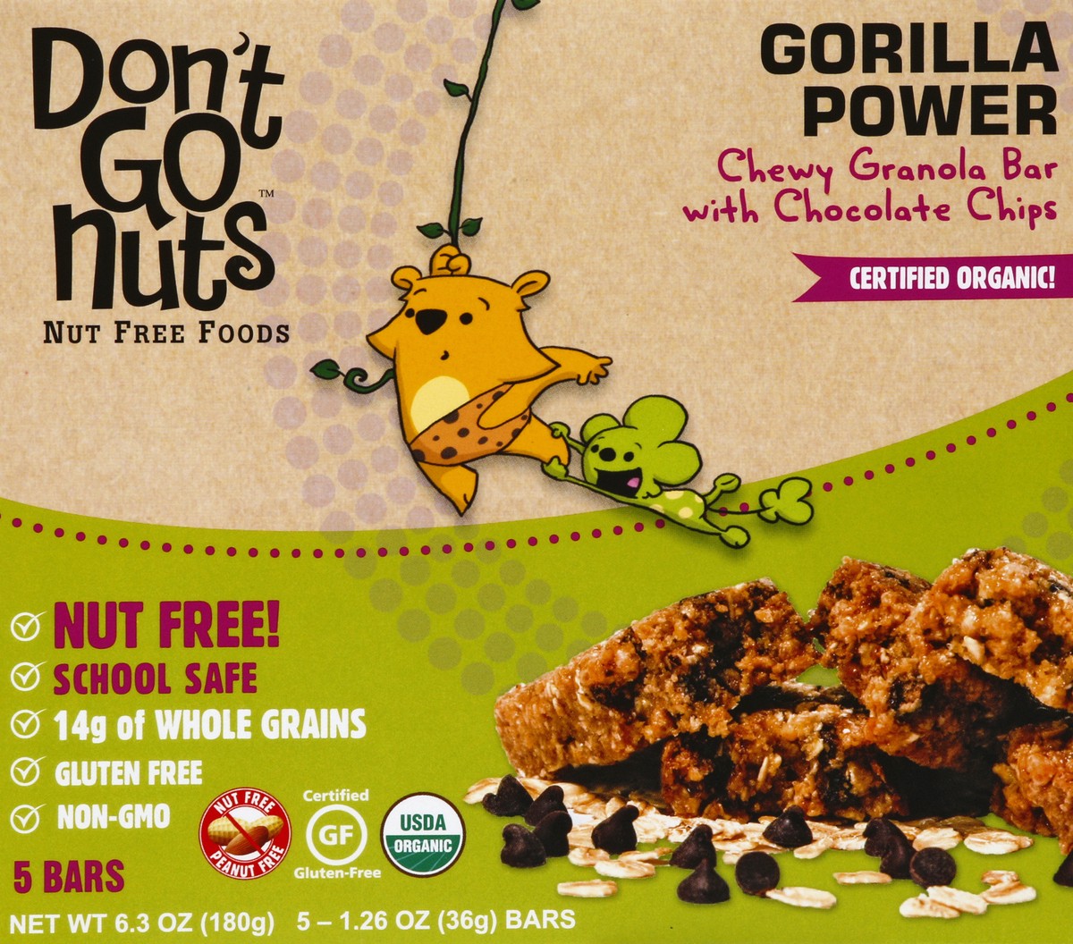 slide 2 of 4, Don't Go Nuts Granola Bar 5 ea, 5 ct