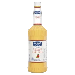 Hellmann's DRESSINGS/CONDIMENTS Thousand Island, Salad Bar Bottles, 32 OZ